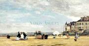 Eugene Boudin Jetty At Trouville Sweden oil painting reproduction